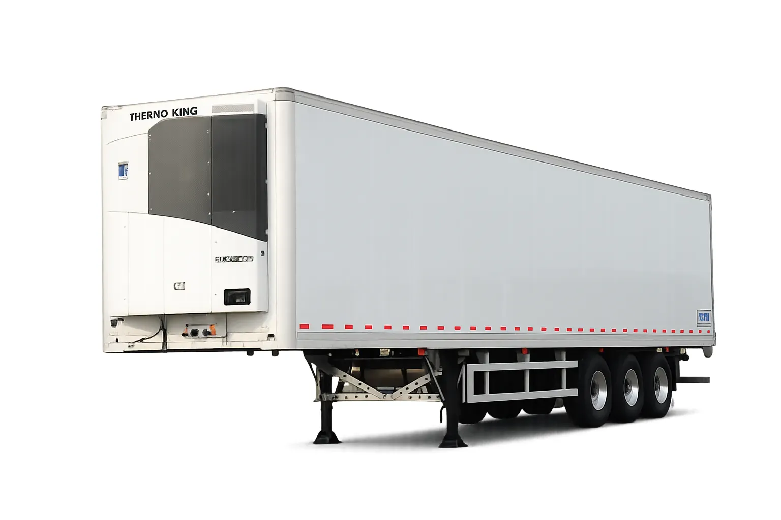 80 CBM tub yees Trailer nrog Thermo King Tsav